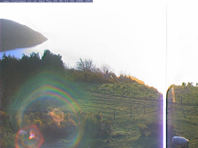 Nessie the Loch Ness Monster abducted by aliens on this livecam