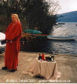 Kevin Carlyon continues protective Nessie ritual