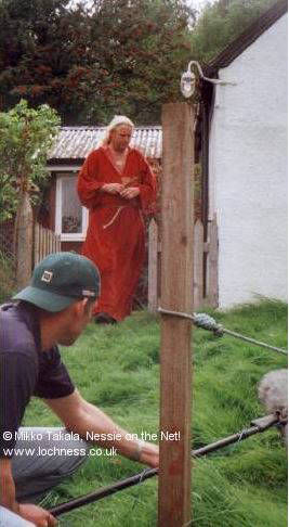 Kevin begins the blessing
