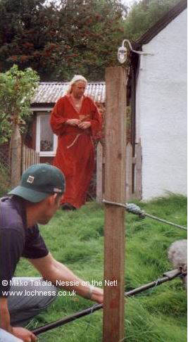 Kevin begins the blessing