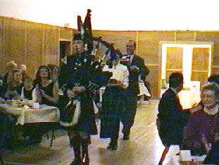 Piping a Haggis