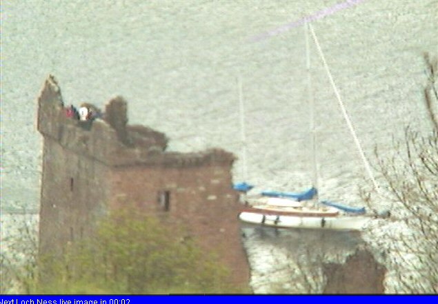 Boats at Urquhart Castle