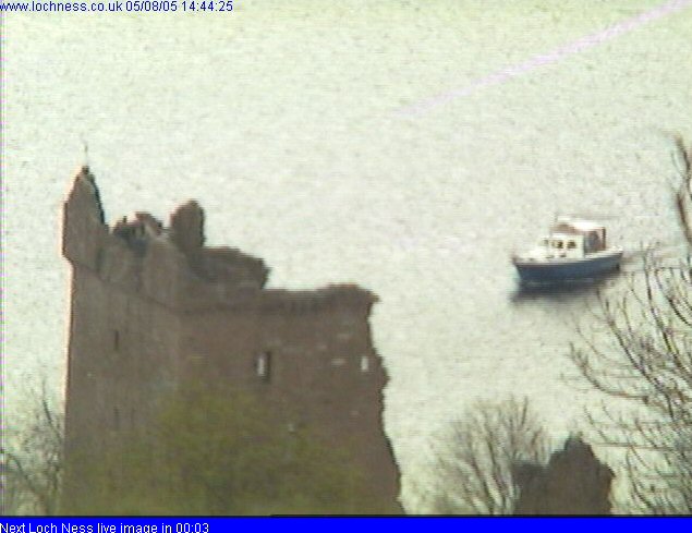 Boats at Urquhart Castle