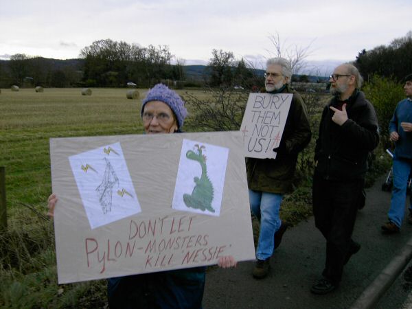Flying Nessie's flag!
