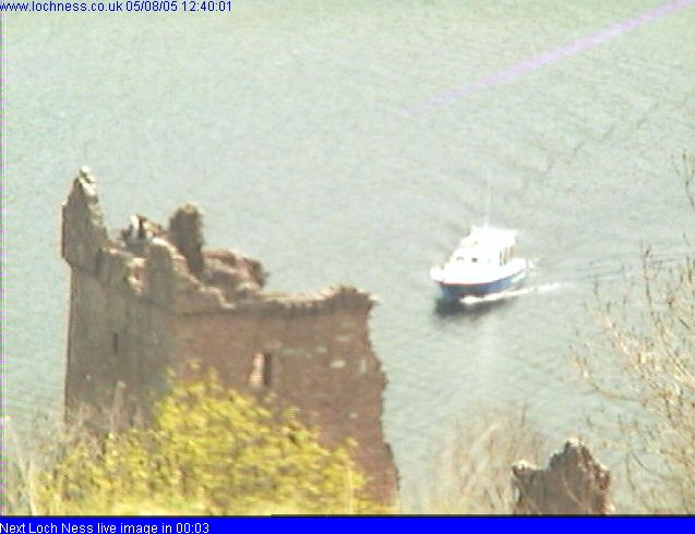 Boats at Urquhart Castle