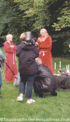 Kevin and his assistant prepare to cure the curse on Macbeth